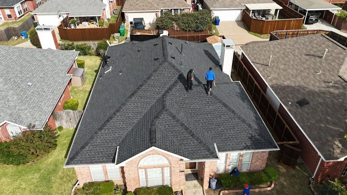Commercial Roofing work in progress on a Glendora property